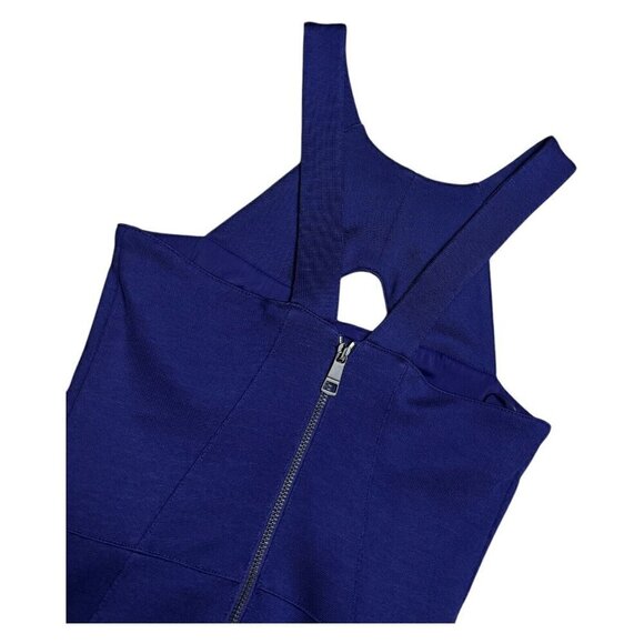 STUNNING Burberry London Blue Sleeveless Sheath Business Casual Cute Dress Small - Picture 8 of 8
